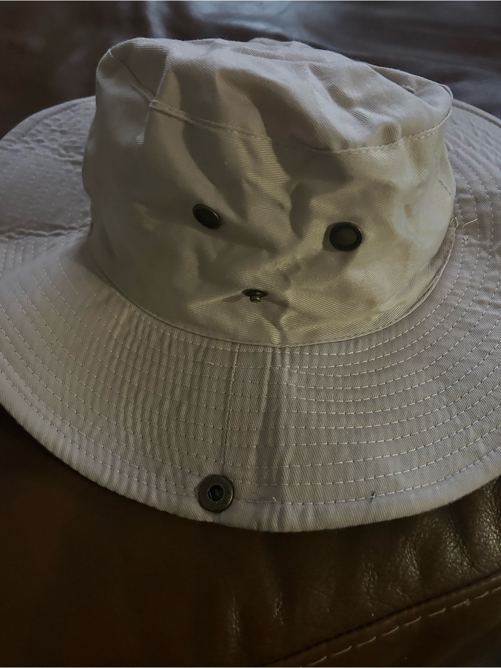 Men's Cream Bucket Hat